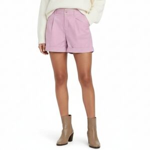 A New Day Lilac Tailored Pleated Shorts XS NWT